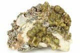 Yellow Andradite-Grossular Garnet Cluster with Clinochlore - Mali #242499-1